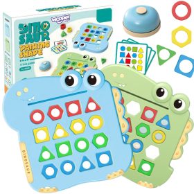 WOOPIE-Montessori-Dinosaur-Puzzle-Match-Shapes-Skill-Game WOOPIE Montessori Dinosaur Puzzle Match Shapes Skill Game