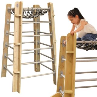 CLASSIC WORLD EDU Wooden Climbing Tower Ladder 360 Certificate