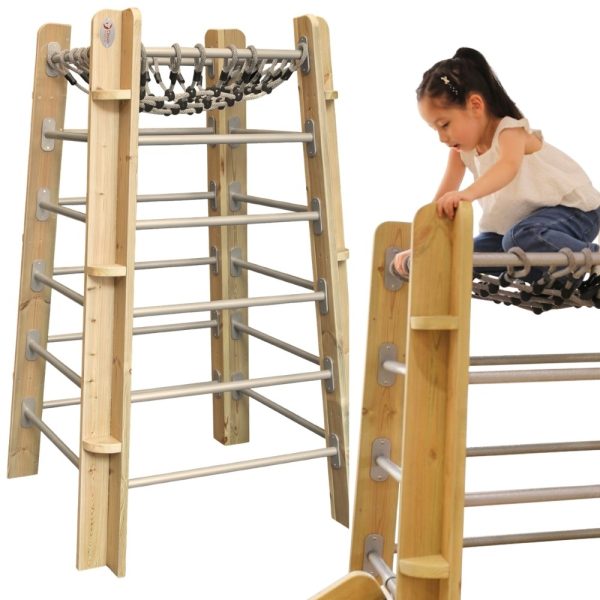 CLASSIC WORLD EDU Wooden Climbing Tower Ladder 360 Certificate