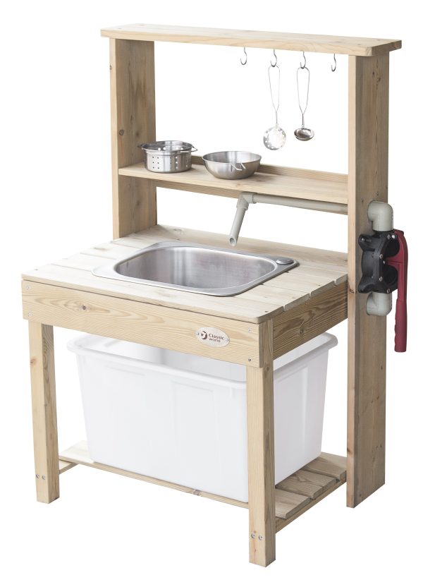 CLASSIC-WORLD-EDU-Wooden-Sink-Mud-Kitchen-XXL-with-Water-Circulation CLASSIC WORLD EDU Wooden Sink Mud Kitchen XXL with Water Circulation