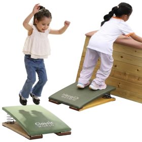 CLASSIC WORLD EDU Wooden Springboard Gymnastic Board Certificates