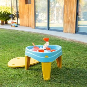 FEBER-CASUAL-3in1-Water-Table-with-Cover-Sandbox-Desk-Picnic-Table-Accessories-2