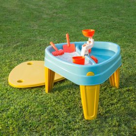 FEBER-CASUAL-3in1-Water-Table-with-Cover-Sandbox-Desk-Picnic-Table-Accessories-3