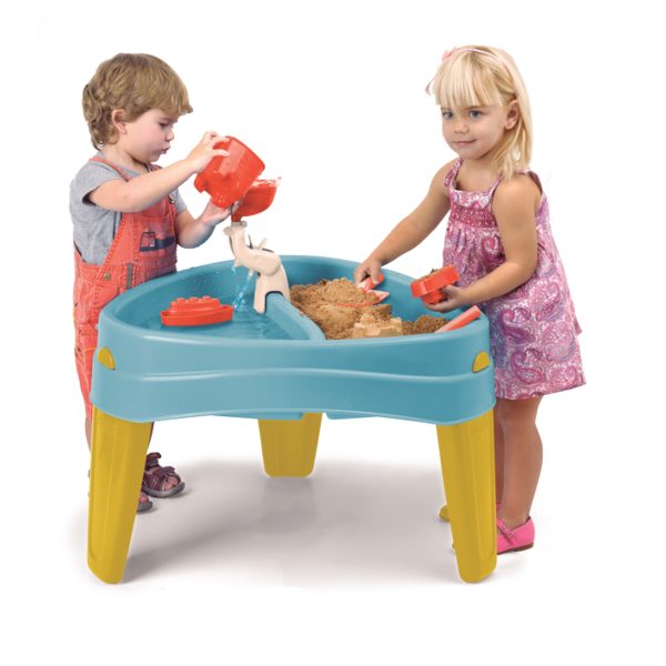 FEBER-CASUAL-3in1-Water-Table-with-Cover-Sandbox-Desk-Picnic-Table-Accessories FEBER CASUAL 3in1 Water Table with Cover Sandbox Desk Picnic Table Accessories