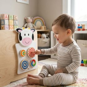 VIGA-Wooden-Manipulative-Board-Cow-FSC-Montessori-Certificate-3