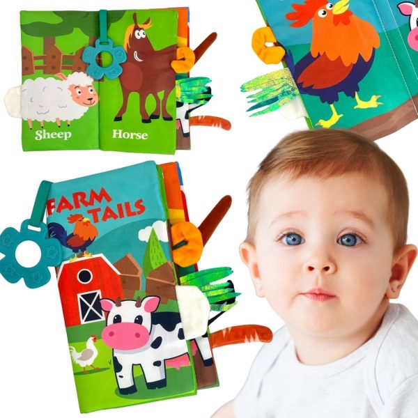 WOOPIE-BABY-Animal-Tails-Fabric-Book WOOPIE BABY Animal Tails Fabric Book