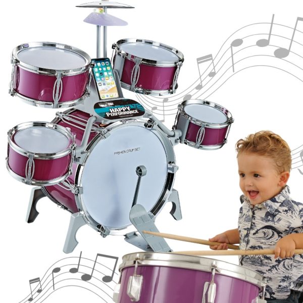 WOOPIE-Educational-Percussion-Set-for-Kids-5-Drums-1-Cymbal WOOPIE Educational Percussion Set for Kids 5 Drums 1 Cymbal