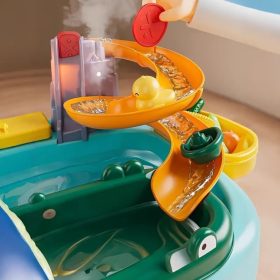WOOPIE-4-in-1-Water-Table-Fishing-Game-Sink-Water-Slide-Giraffe-1 Fishing Game