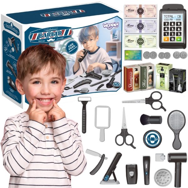 WOOPIE-Barber-Hairdressing-Set-for-Kids-Styling-Salon-24pcs WOOPIE Barber Hairdressing Set for Kids Styling Salon 24pcs.