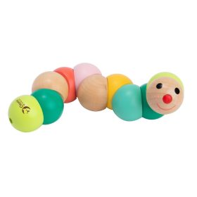Classic-World-Wooden-Caterpillar-Manipulative-Sensory-Toy Classic World Wooden Caterpillar Manipulative Sensory Toy