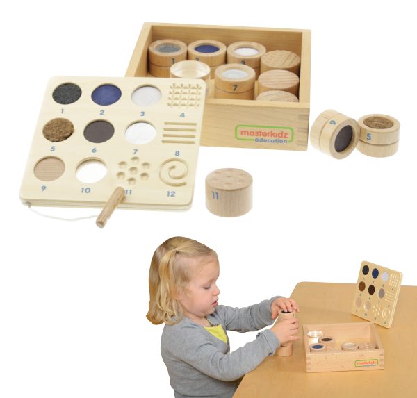 MASTERKIDZ Guess by Touch Material and Texture 12 Montessori Elements