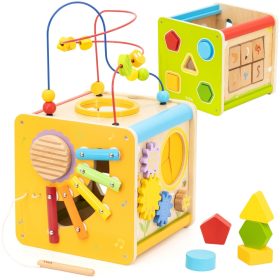 Viga-PolarB-Wooden-Educational-Cube-5-in-1-Motor-Loop-Labyrinth-Sorter Viga PolarB Wooden Educational Cube 5 in 1 Motor Loop Labyrinth Sorter